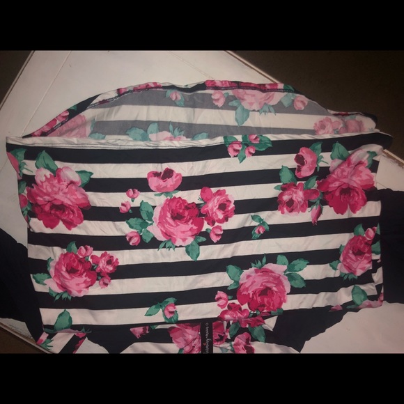 Floral high low sweatshirt - Picture 4 of 4